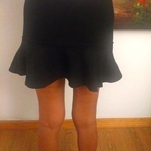 Zara black short skirt